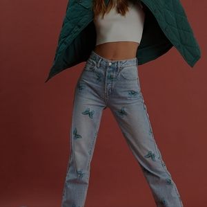 PacSun Butterfly Jeans